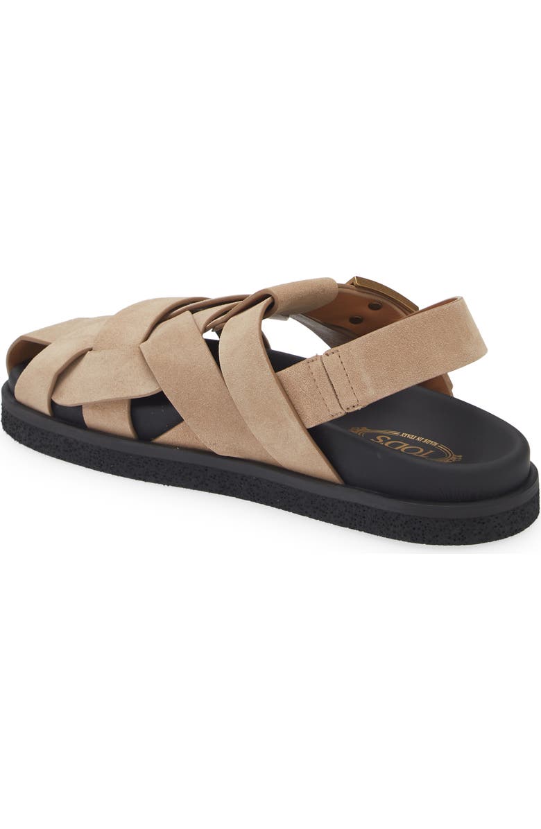 Tod's T-Logo Fisherman Sandal, Alternate, color,