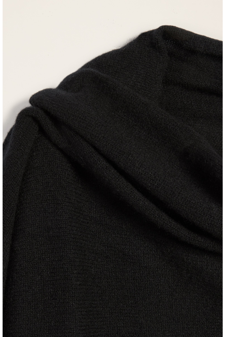 Amara Cashmere Wrap, Alternate, color, Black