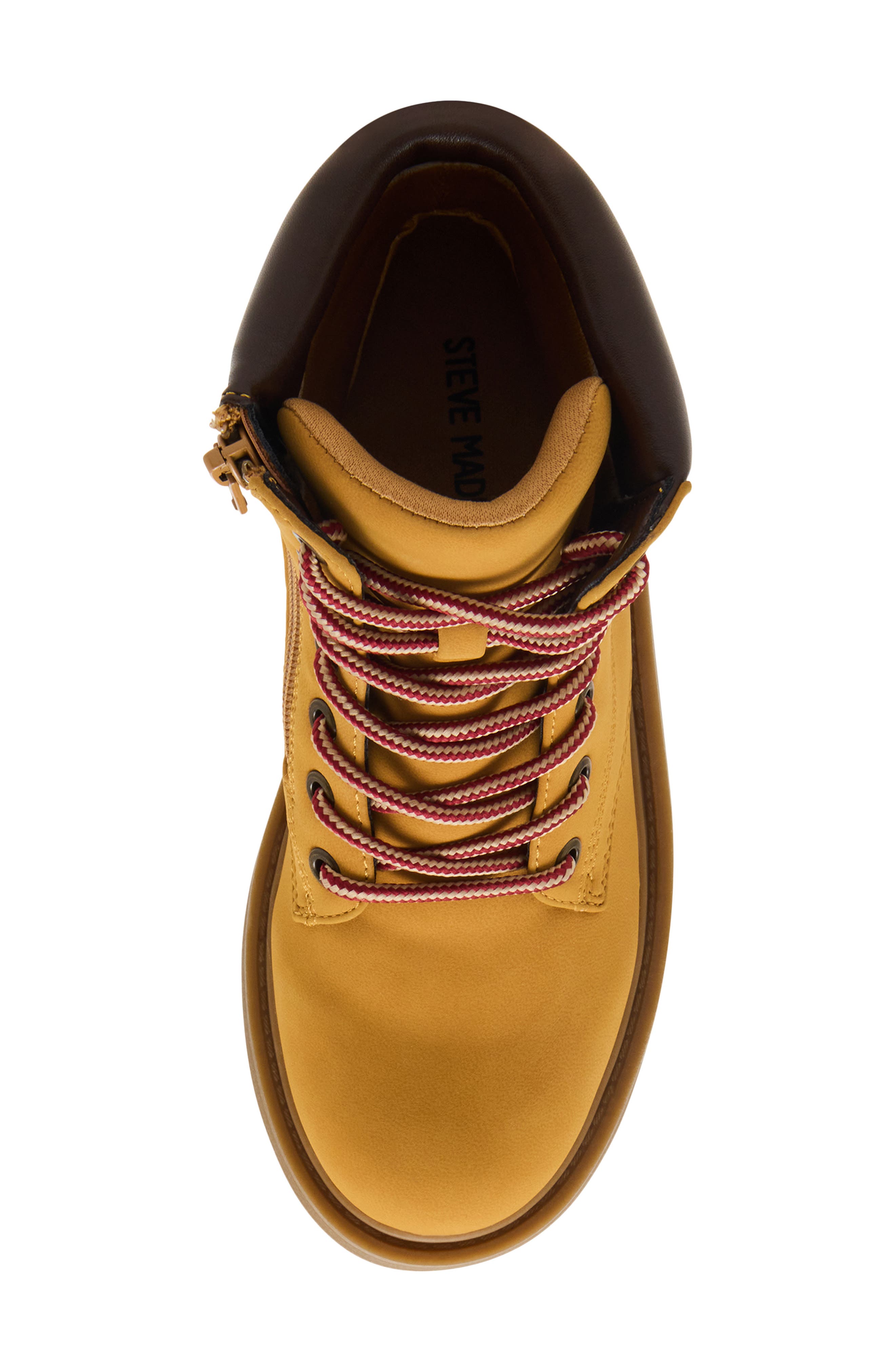 Steve Madden Kids' Jjumble Lace-Up Bootie, Alternate, color, Tan