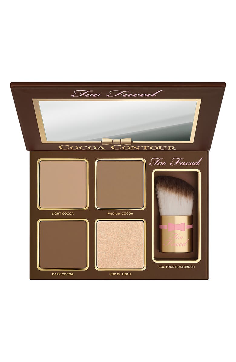 Too Faced Cocoa Contour Chiseled To Perfection Palette, Main, color, 