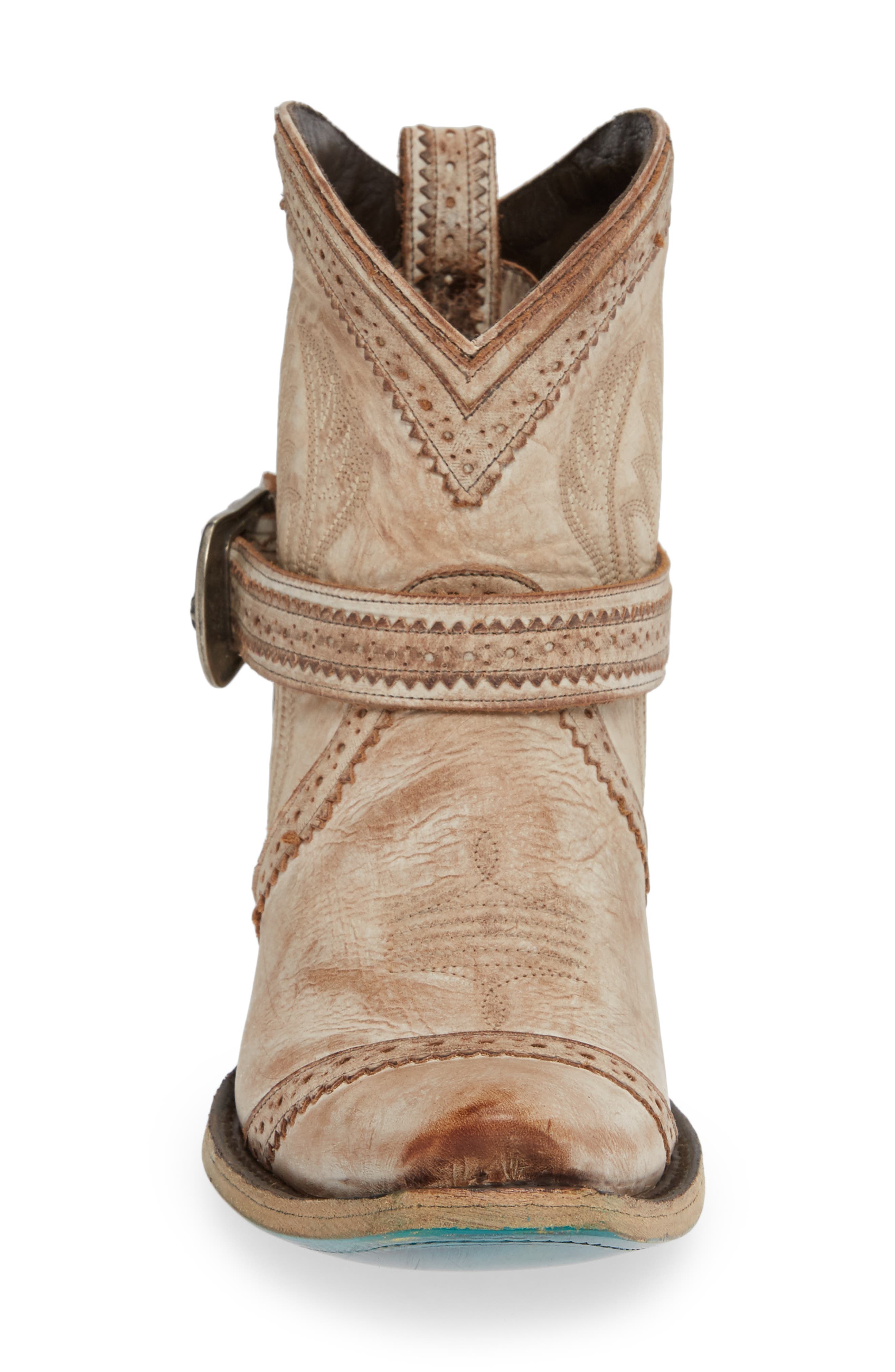 Ballyhoo Bootie, Alternate, color, WHITE LEATHER