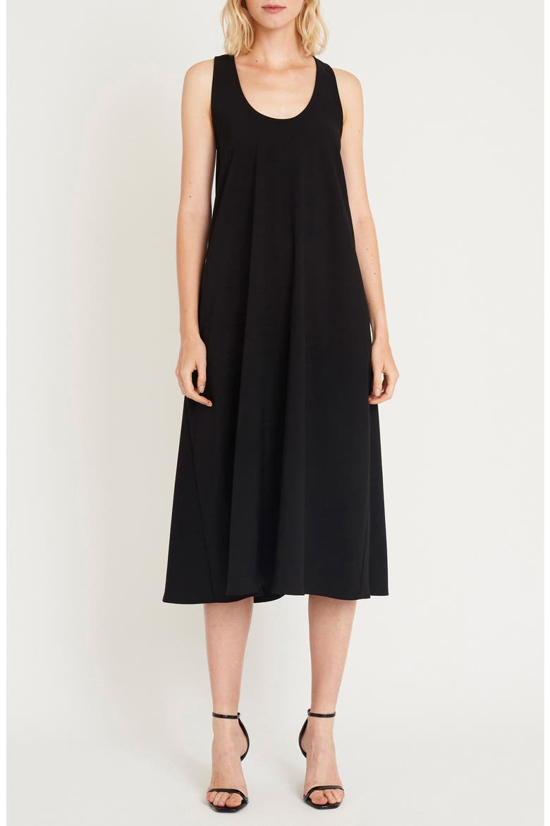 Solstice Racerback Midi Shift Dress, Main, color, METEORITE