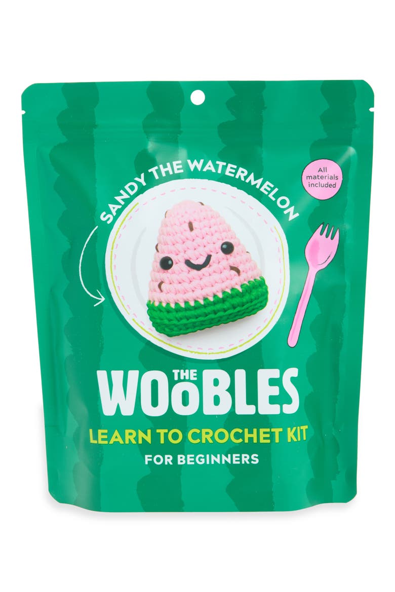 Watermelon Crochet Kit, Main, color, PINK