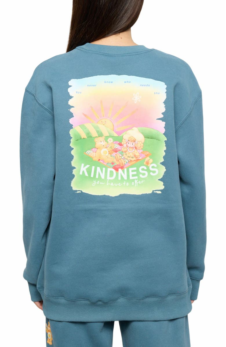Samii Ryan OFFER KINDNESS CREWNECK, Alternate, color, Blue