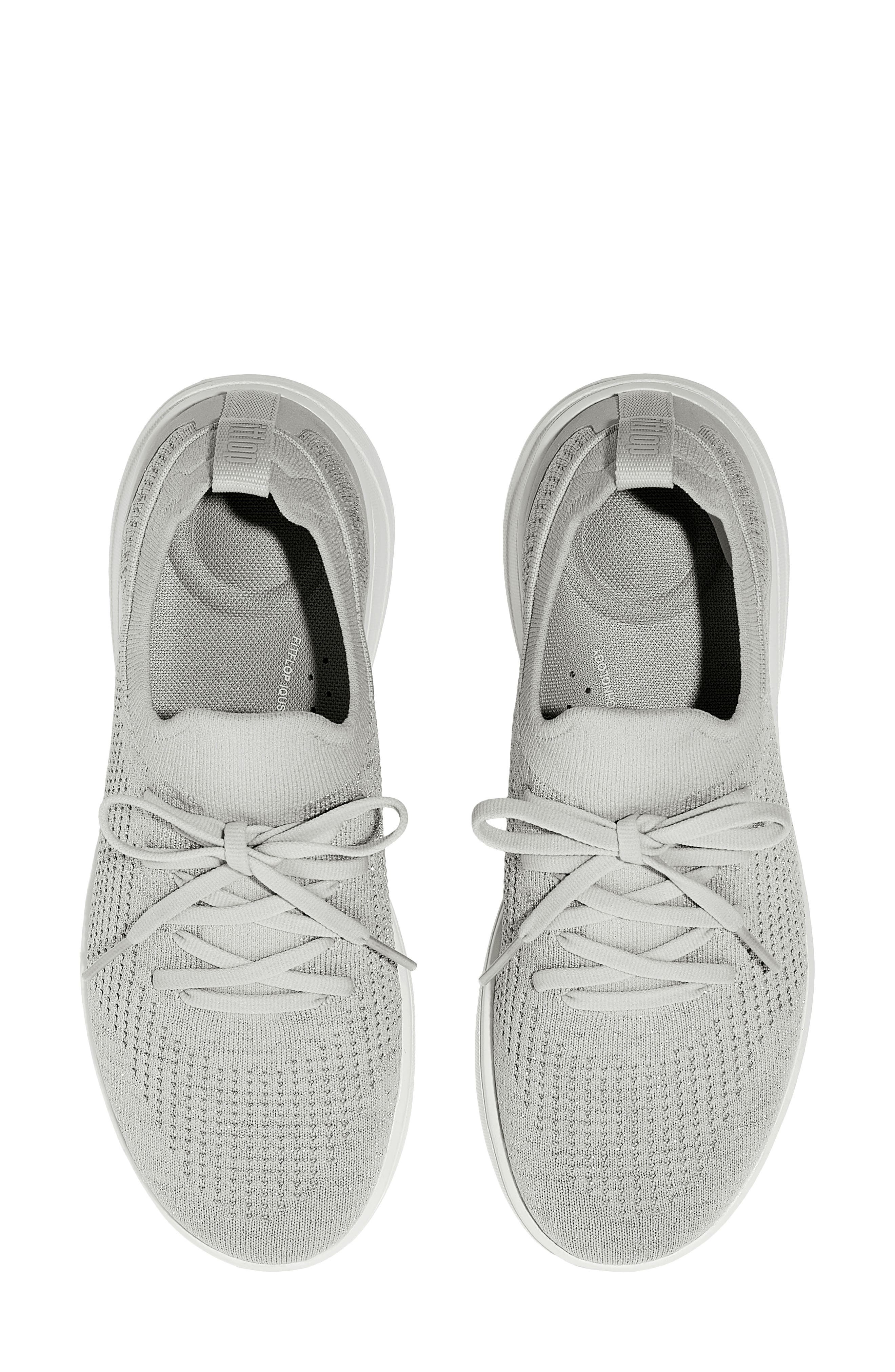 SUPER-Q Knit Sneaker, Alternate, color, ARCTIC GREY/ SILVER