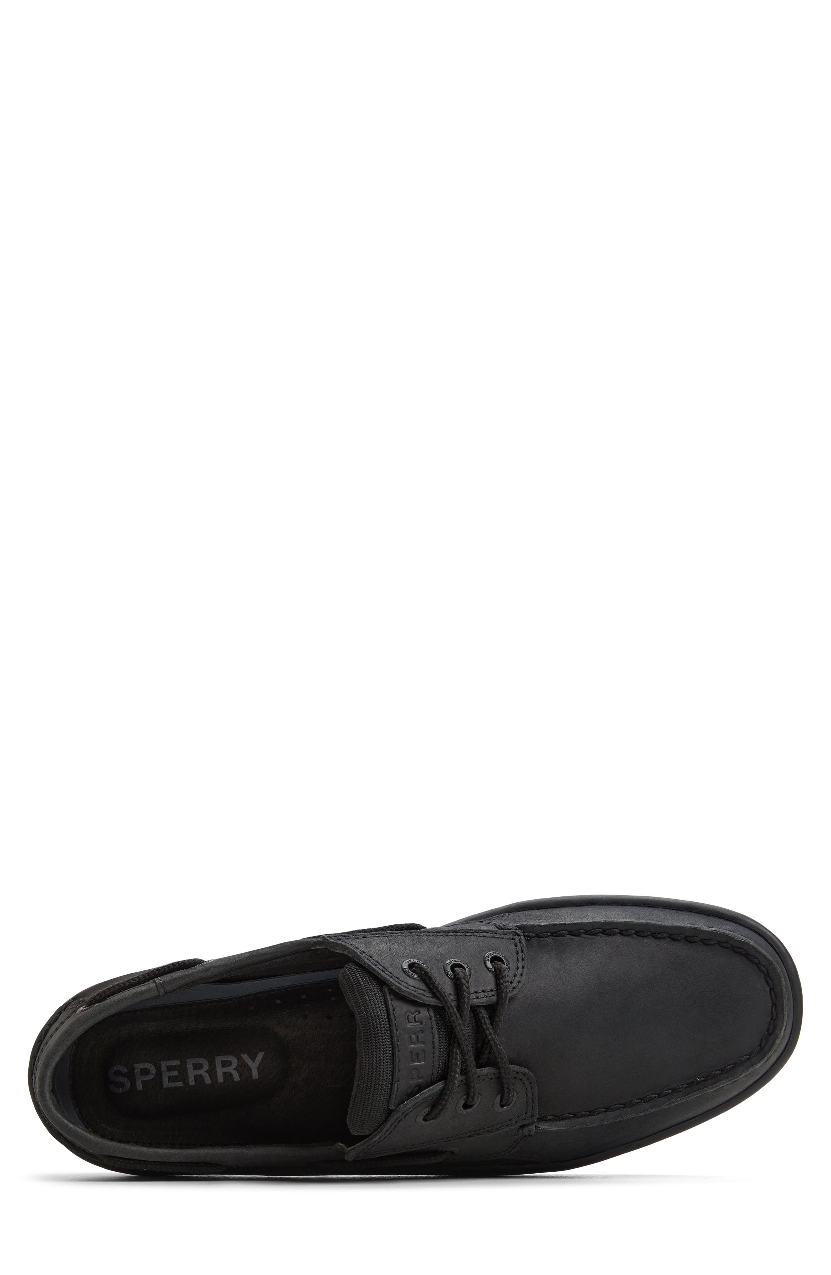 Sperry Billfish<sup>™</sup> 3-Eye Boat Shoe, Alternate, color, Black