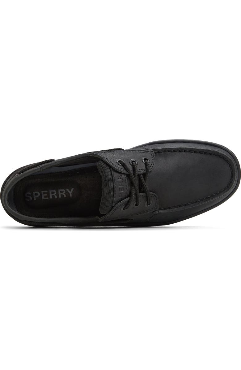 Sperry Billfish<sup>™</sup> 3-Eye Boat Shoe, Alternate, color, Black