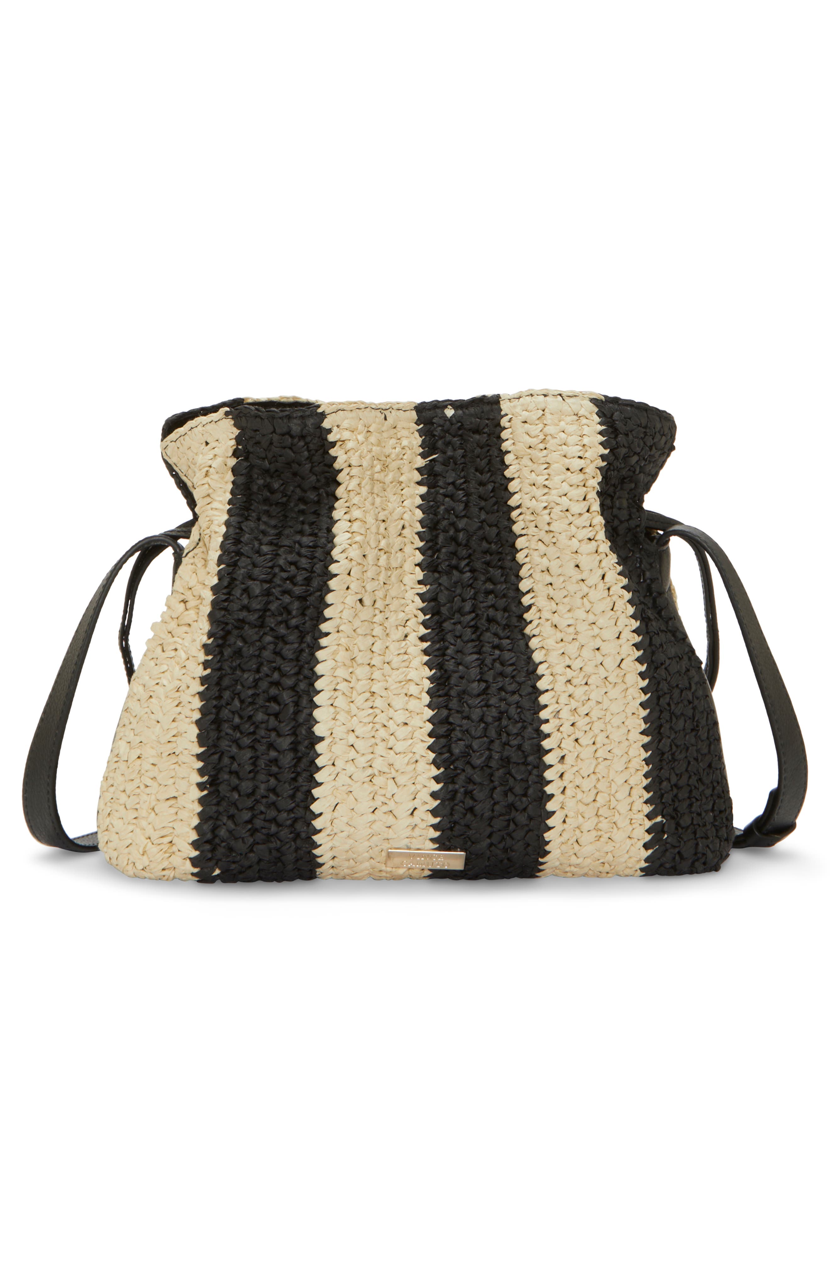 Vince Camuto Dario Straw Crossbody Bag, Alternate, color, 