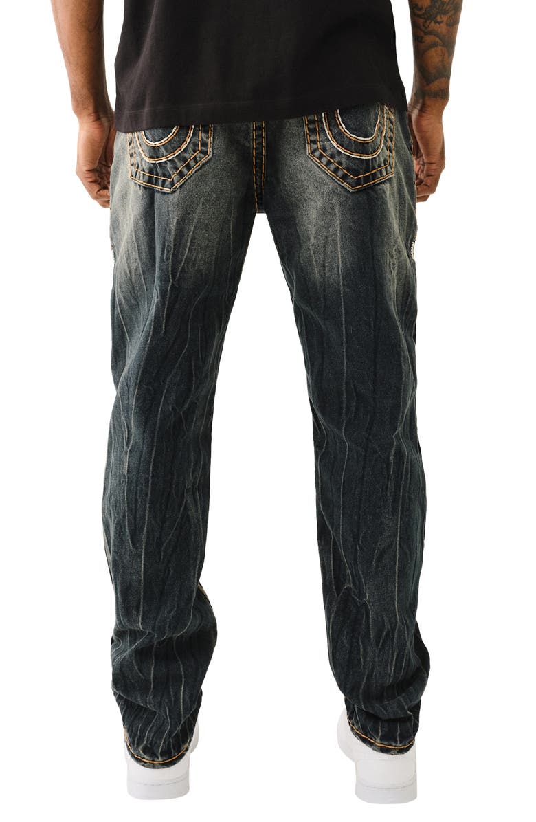 True Religion Rocco Relaxed Skinny Jeans, Alternate, color, Dark Metal Wash