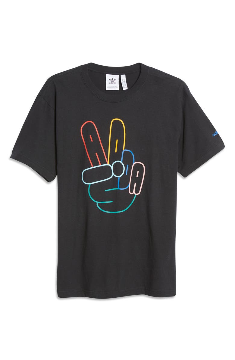 adidas Originals addidas Originals Men's OG Peace Sign Graphic Tee, Alternate, color, 