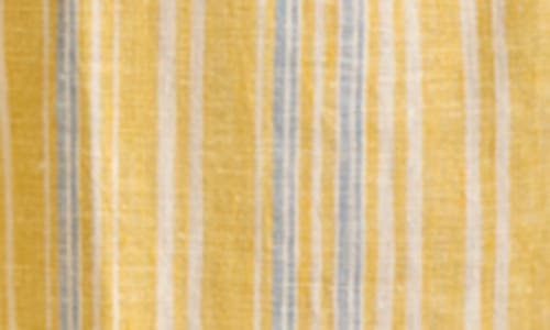 Shop Vitamin A ® Getaway Stripe Linen Cover-up Pants In Sunny Skies