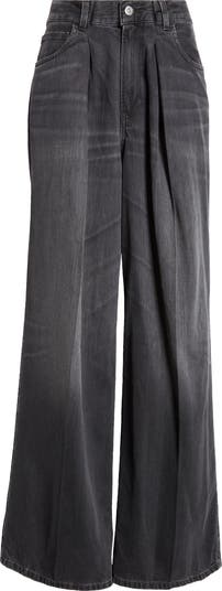 Haikure Candy Pleated Wide Leg Jeans | Nordstrom