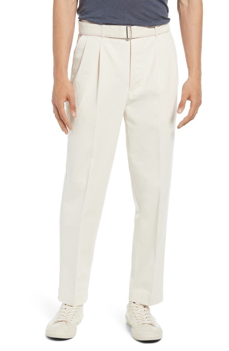 Officine Générale Luigi Organic Cotton Twill Pants, Main, color, 
