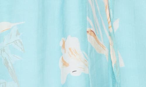 RAIN AND ROSE RAIN AND ROSE FLORAL PUFF SLEEVE TOP 