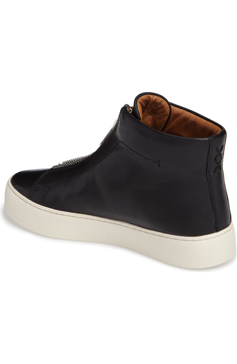 Frye Lena Zip High Top Sneaker, Alternate, color,