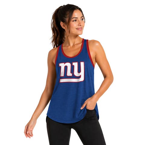 Women's G-III 4Her by Carl Banks Royal New York Giants Tater II Racerback Tank Top