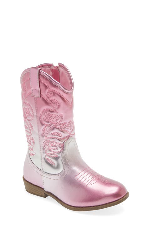 Kids pink boots online