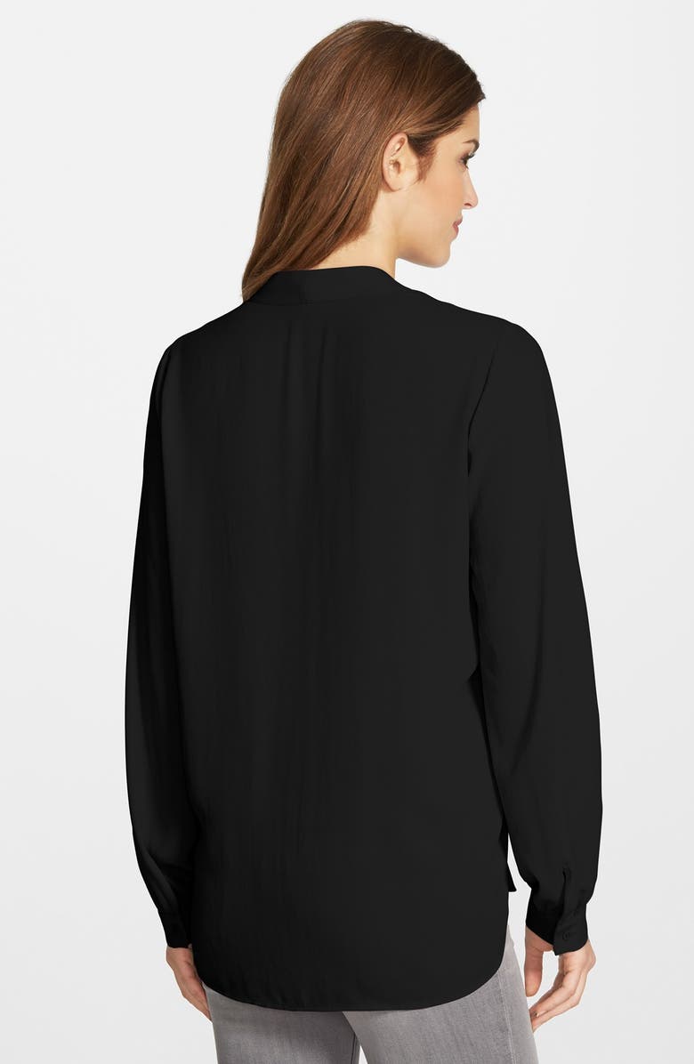 Pleione High/Low V-Neck Blouse, Alternate, color,