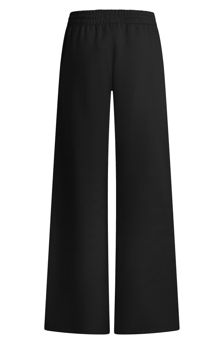 Favorite Daughter The Collegiate Flare Sweatpants, Alternate, color, Black