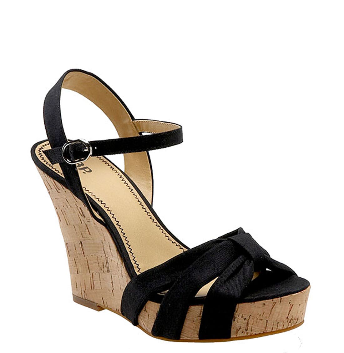 BP. Cork Wedge Sandal, Main, color, 