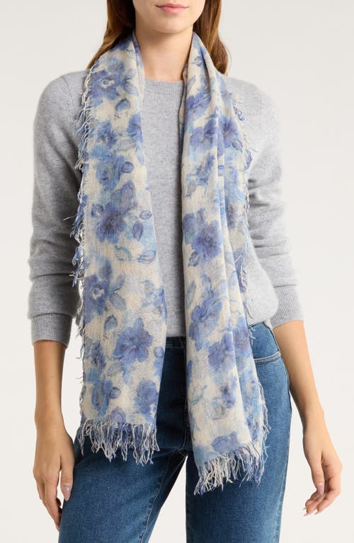 Chan Luu Fringe Cashmere & Silk Scarf in Jet Stream  product