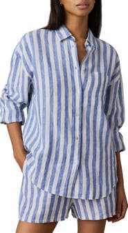 Faherty Laguna Linen Button-Up Shirt