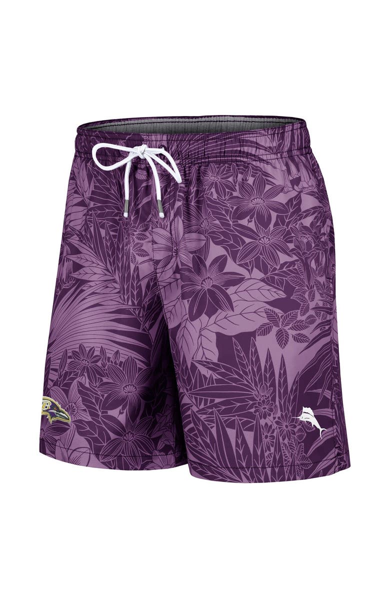 Tommy Bahama Men's Tommy Bahama Purple Baltimore Ravens Santiago Palms Board Shorts, Alternate, color, 