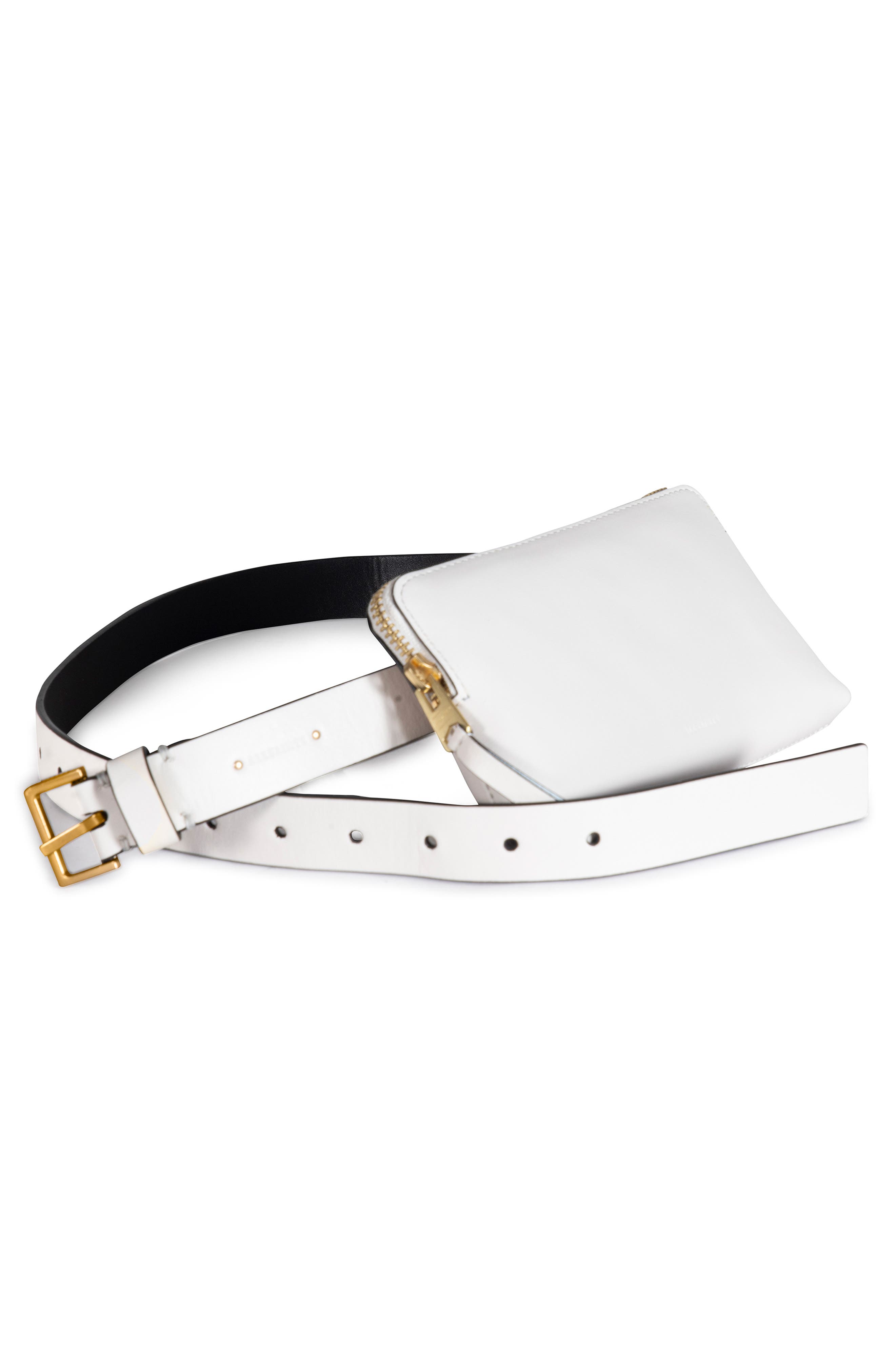 Zip Leather Belt Bag (Women) | Nordstrom