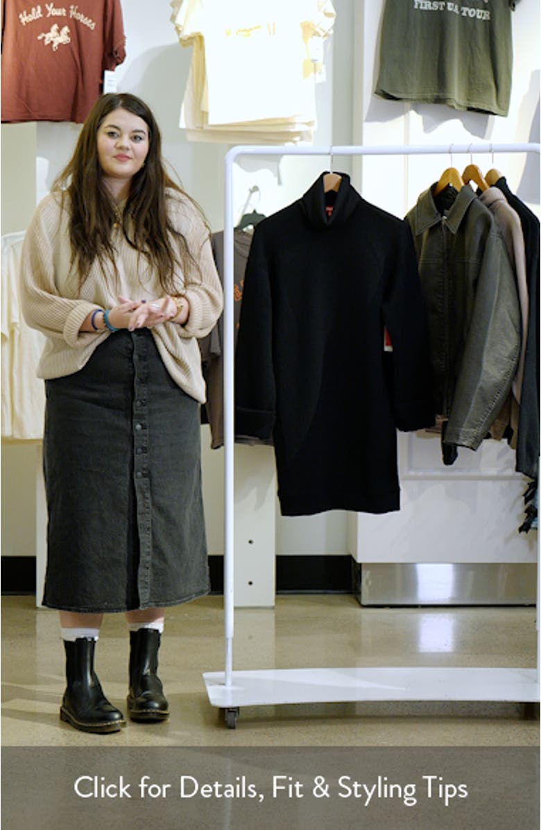 AirEssentials Turtleneck Long Sleeve Minidress, sales video thumbnail