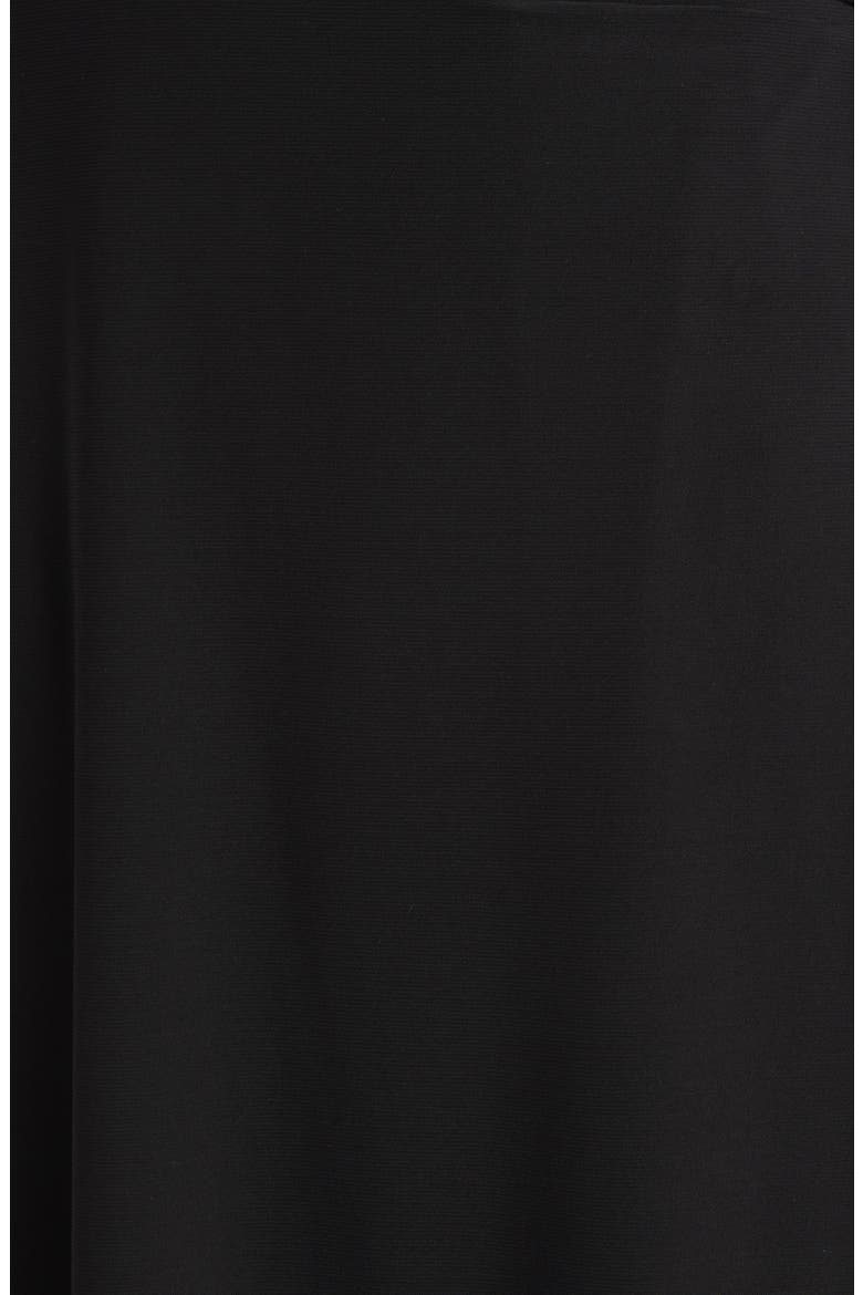 Sweetheart Wrap Midi Dress, Alternate, color, BLACK NOIR