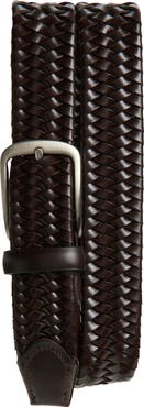 Nordstrom Thomas Braided Leather Stretch Belt