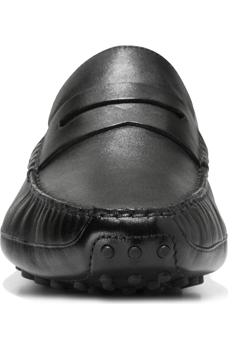 Cole Haan Hall Grand Penny Driving Loafer, Alternate, color, Black / Black