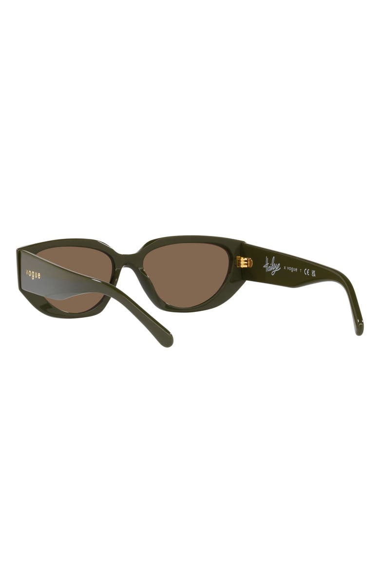 VOGUE 52mm Oval Sunglasses, Alternate, color,