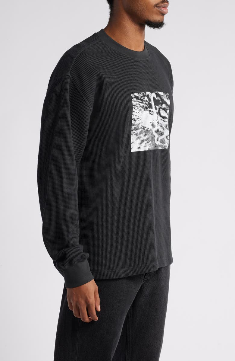 Obey Pressure Long Sleeve Thermal Graphic T-Shirt, Alternate, color,