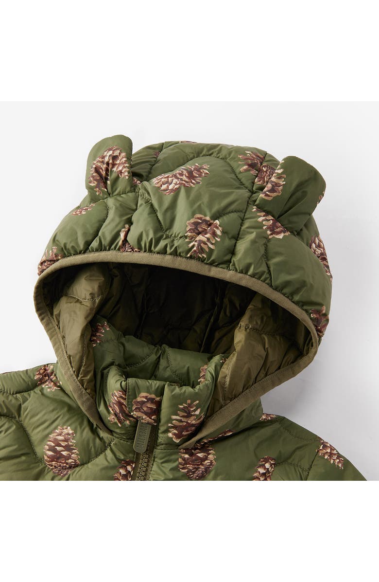 Milkbarn Down Jumpsuit, Alternate, color, Pinecone