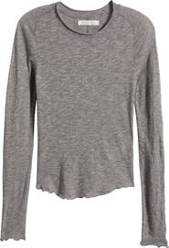 Free People Be My Baby Long Sleeve Knit Top