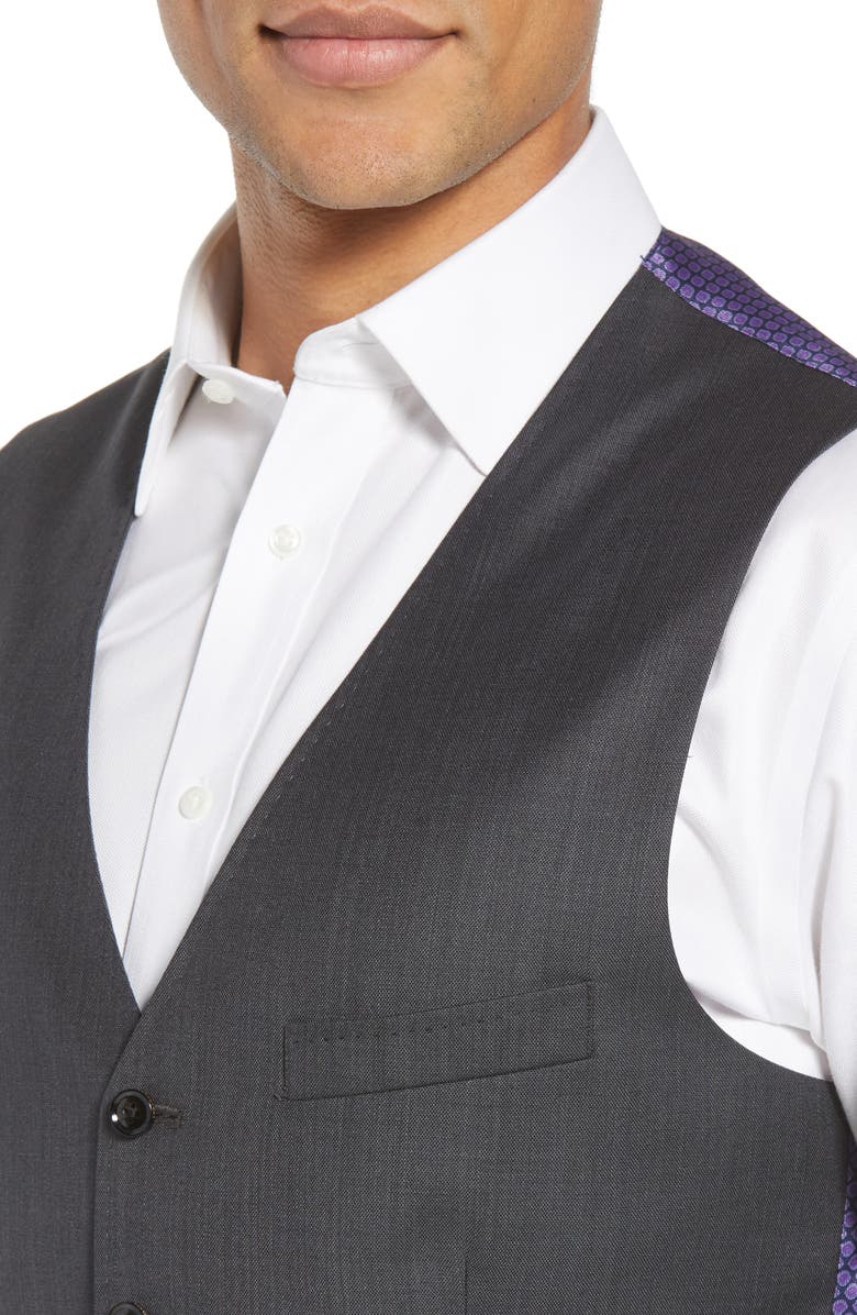 Ted Baker London Troy Trim Fit Vest, Alternate, color,