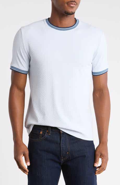 Tipped Textured T-Shirt