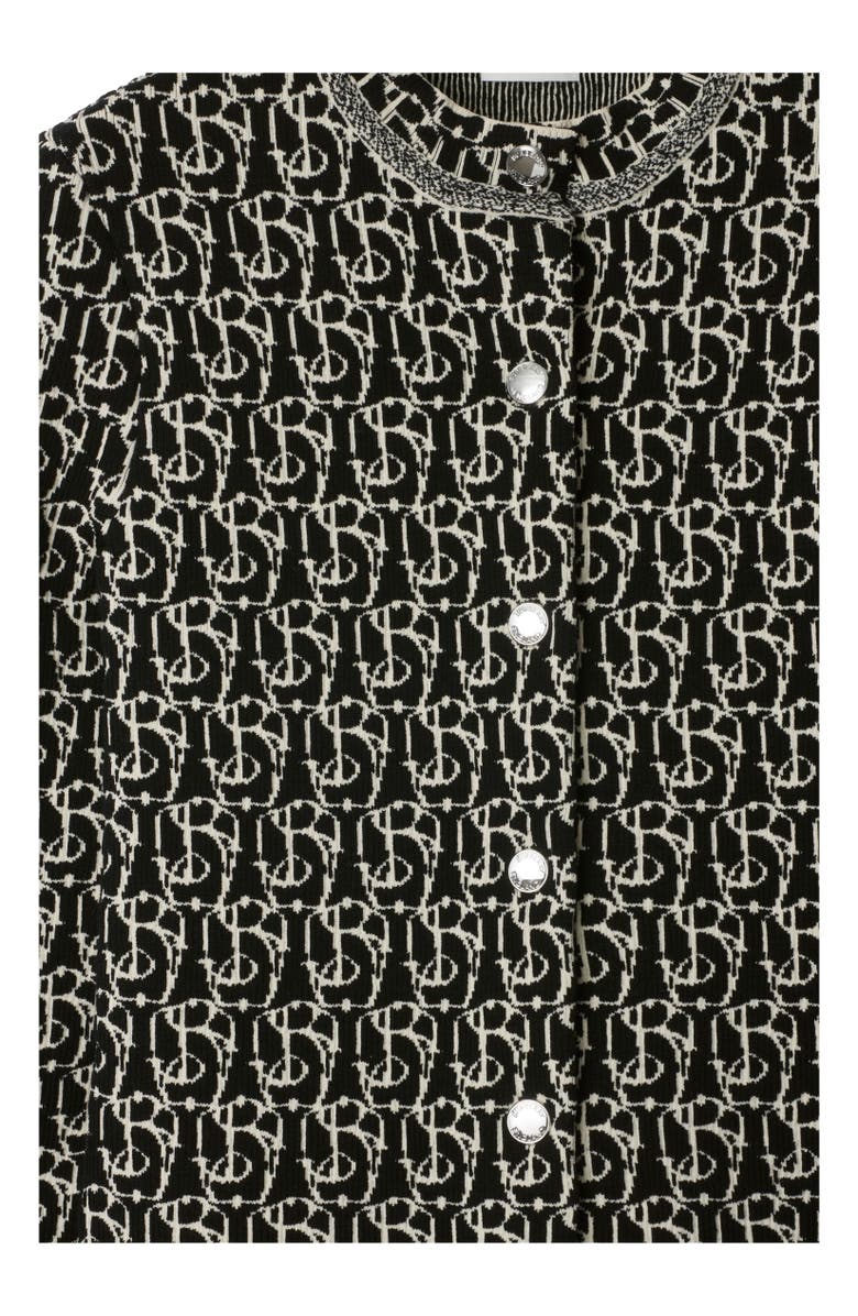 Burberry B Charm Wool Blend Jacket, Alternate, color, Black