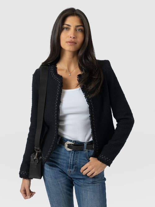 Saint + Sofia Rayner Jacket In Black
