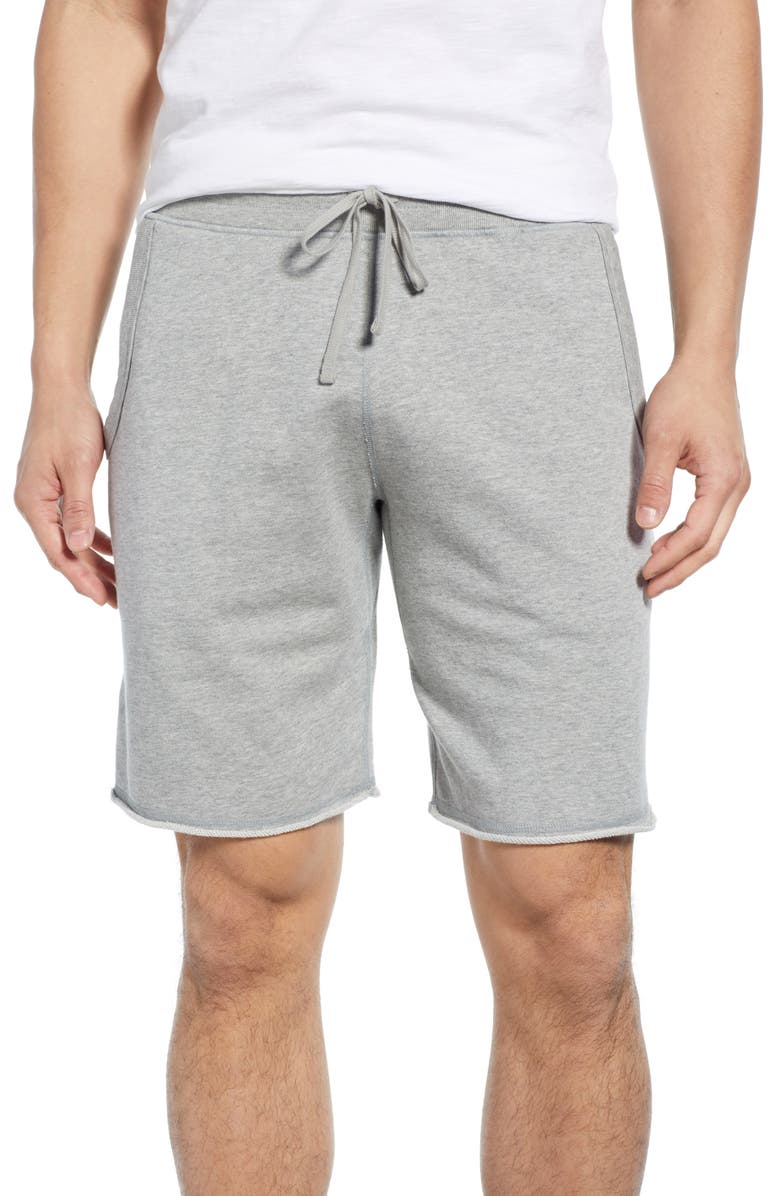 Reigning Champ Cutoff Fleece Athletic Shorts, Main, color,