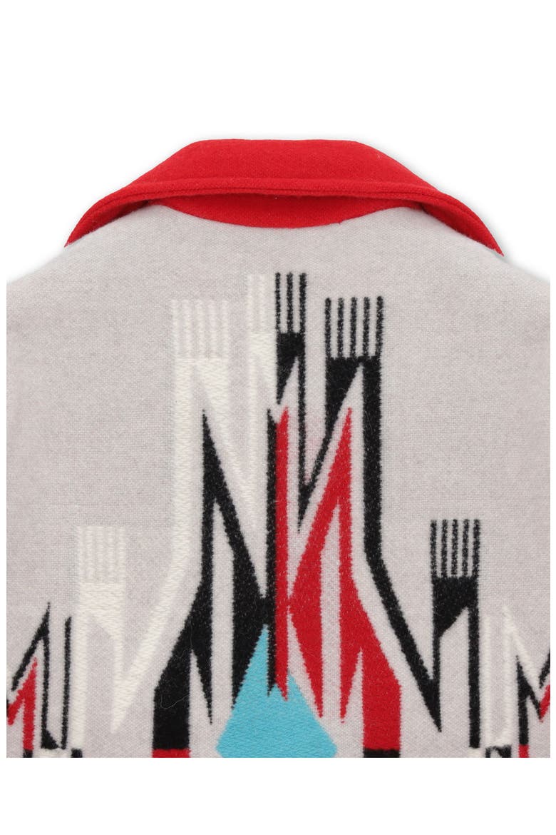 Fearce Navajo Wool Blend Jacket, Alternate, color, NAVAJO RED