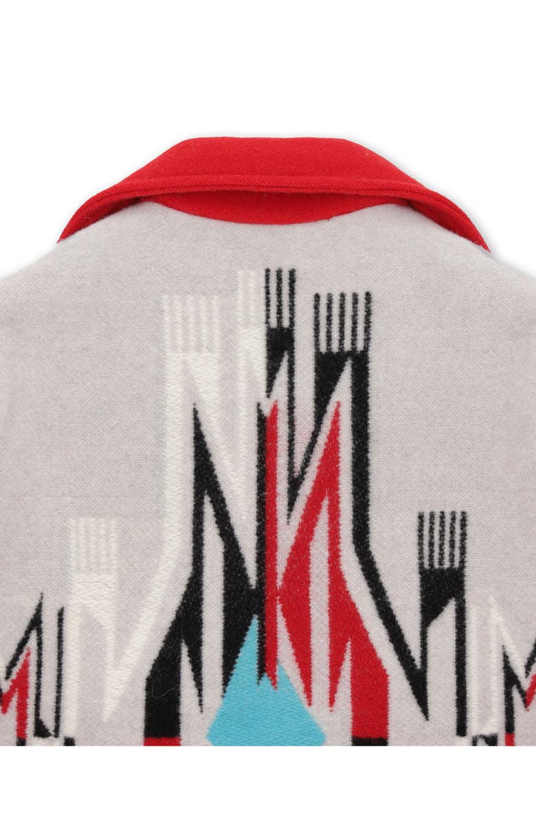 Fortela Fearce Navajo Wool Blend Jacket, Alternate, color, Navajo Red