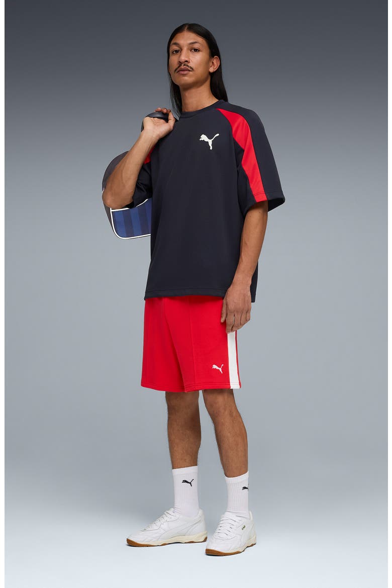 T7 Relaxed Shorts, Alternate, color, FOR ALL TIME RED
