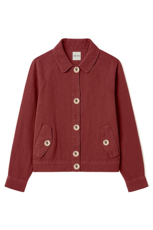 Vir Vita Béatrice Jacket In Red