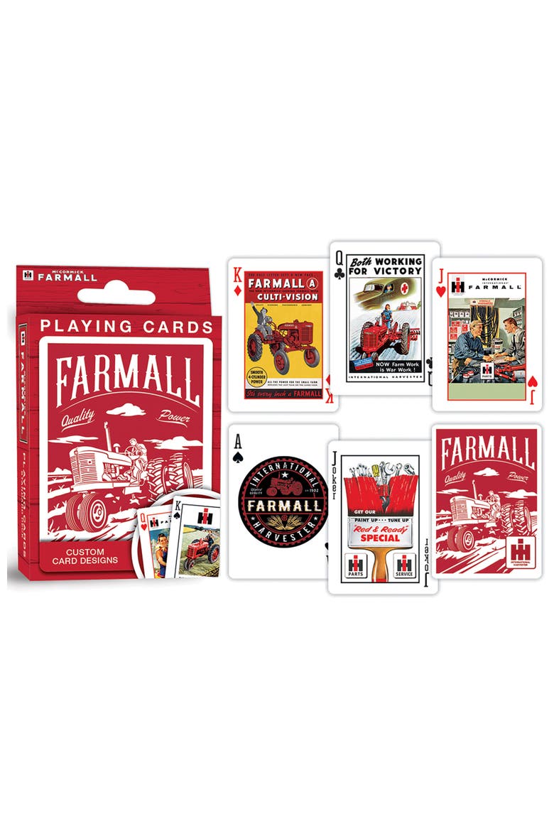 Case IH - Farmall Playing Cards, Alternate, color, Multicolor