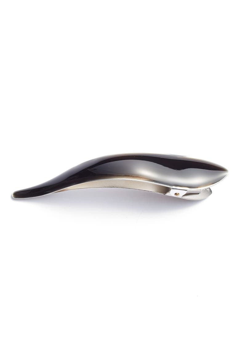 Maximas Hair Clip, Main, color, BLACK QUARTZ