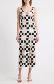 Cleobella Lily Sleeveless Crochet Midi Dress