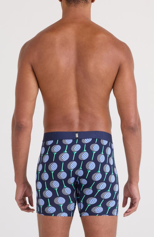 Saxx Droptemp™ Cooling Cotton Boxer Briefs In Blue