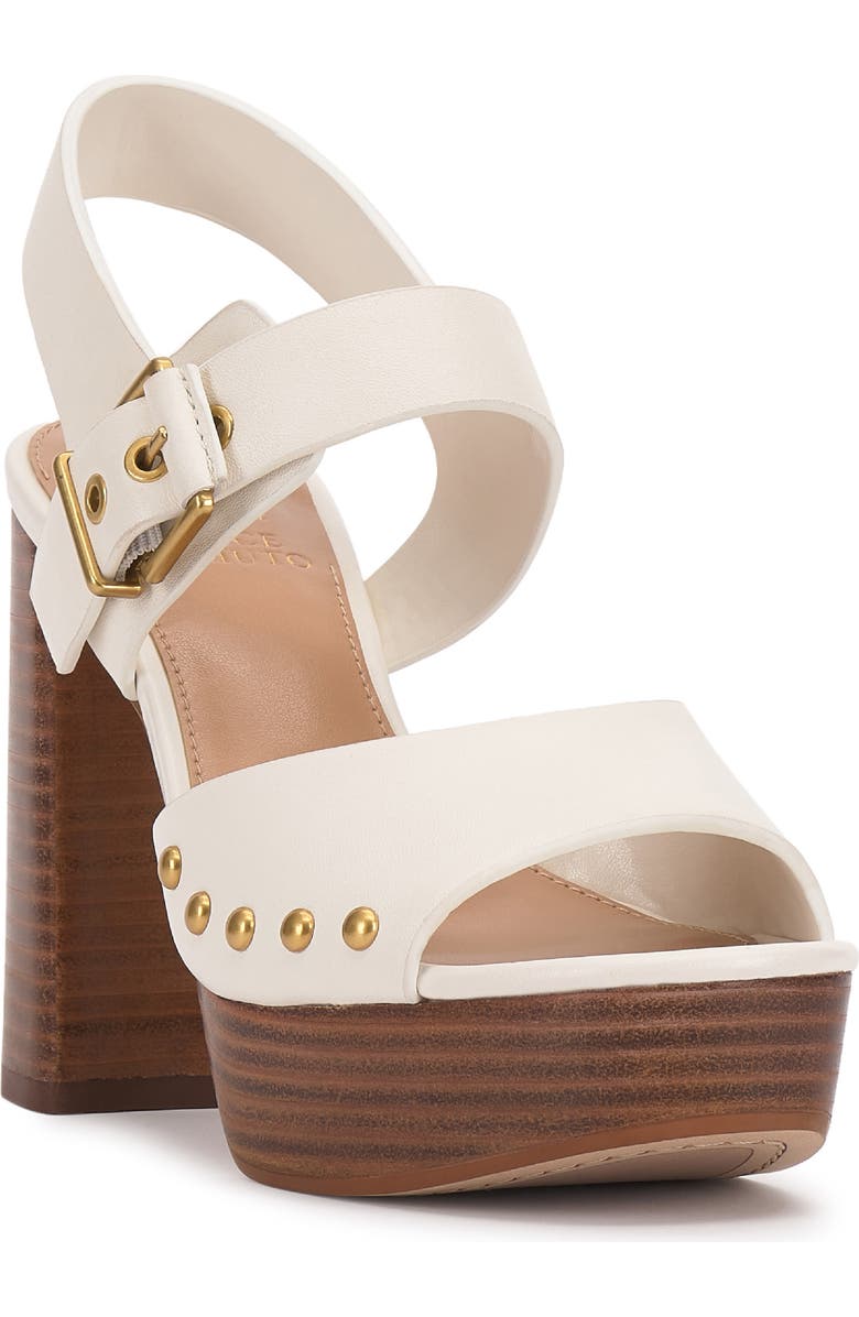 Vince Camuto Patzon Ankle Strap Platform Sandal, Main, color, Coconut Cream